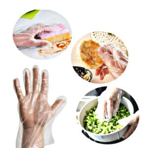 Guantes de polietileno tipo bolsa desechables 100 unidades